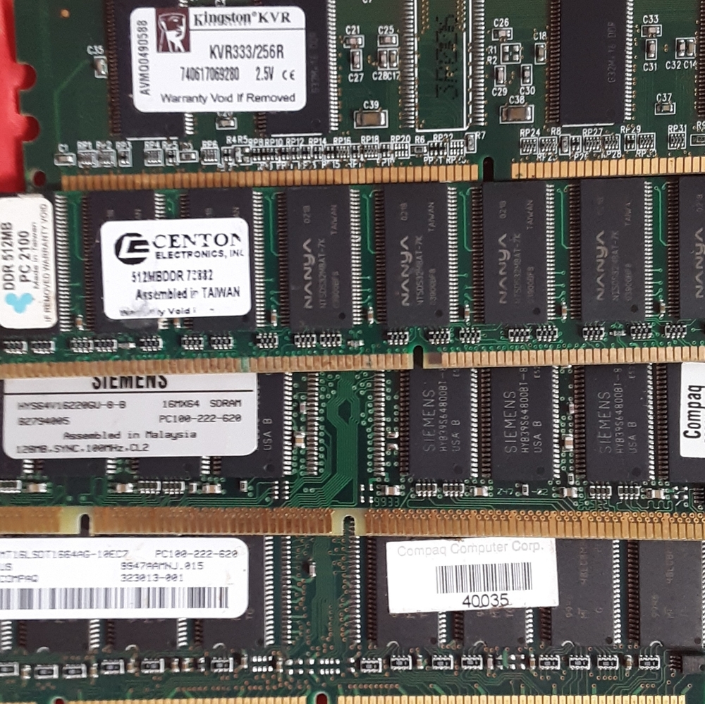 ram modules cwnton buffalo compaq 256 mb
